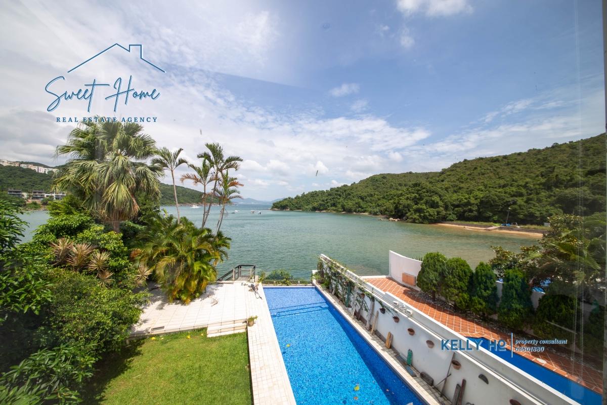 - waterfront clearwater bay lobster bay detached indeed garden house Sai Kung village house 清水灣西貢獨立屋海邊大花園