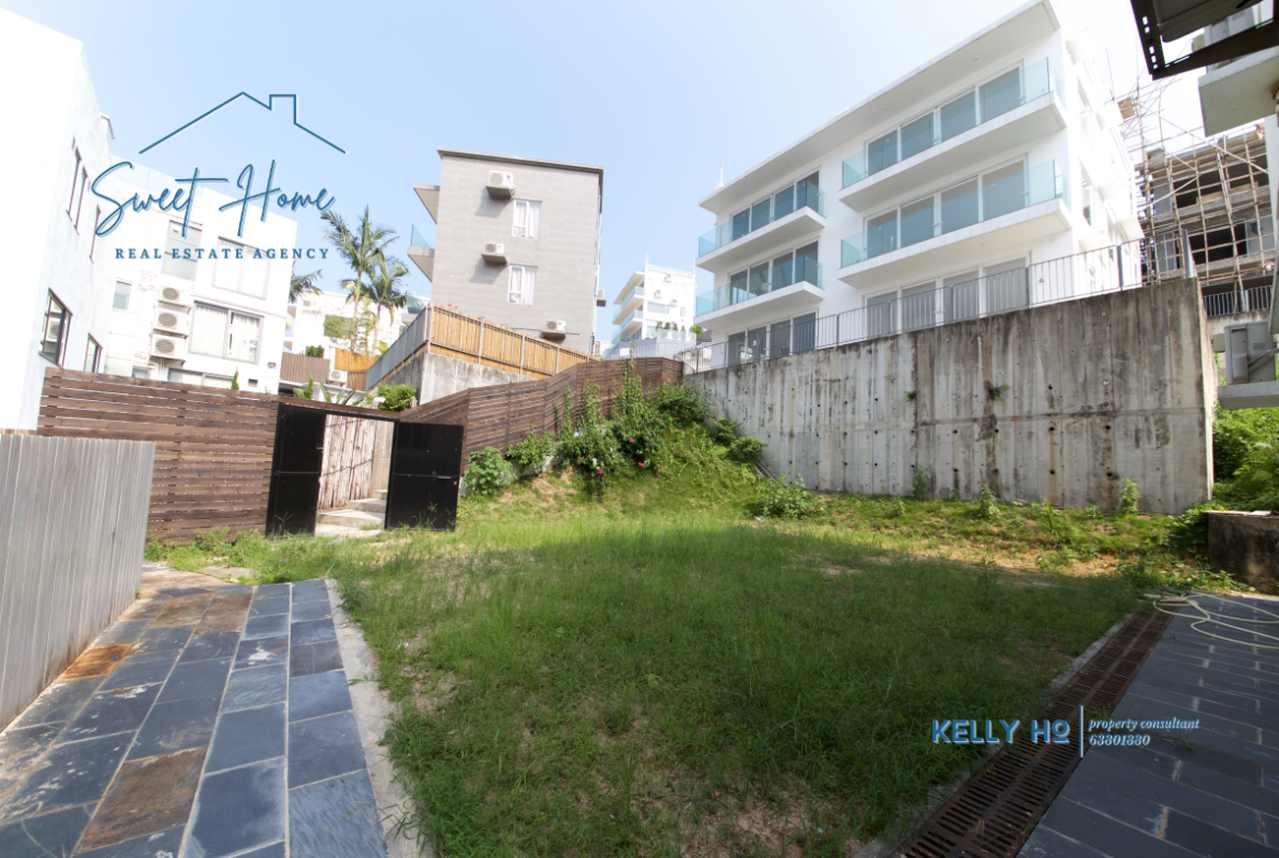 siu hang hau lobster bay clearwater bay village house fenced garden modern style 西貢清水灣龍蝦灣村屋
