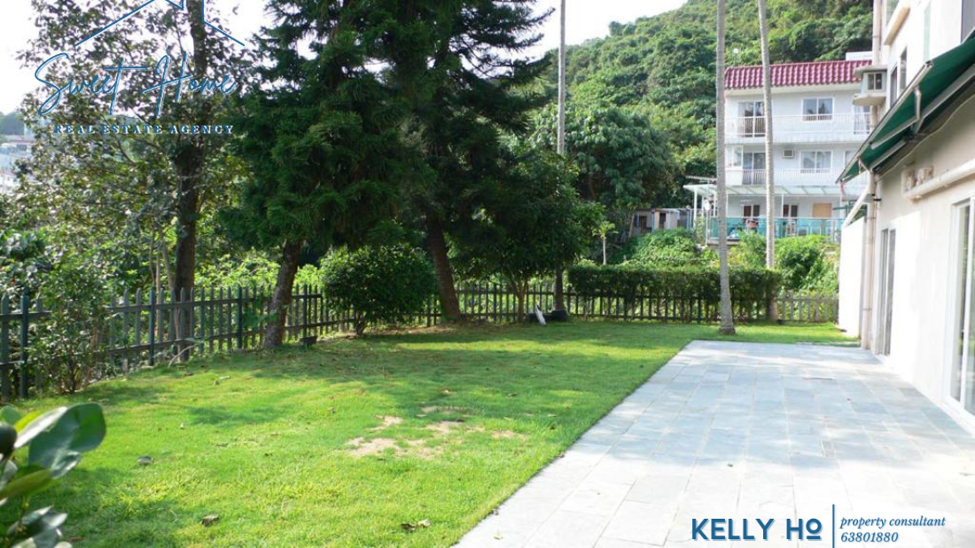 Wong Chuk Wan Village Lawn Garden Fenced Tai Mong Tsai Village House Sai Kung Property 西貢大網仔黃竹灣村屋